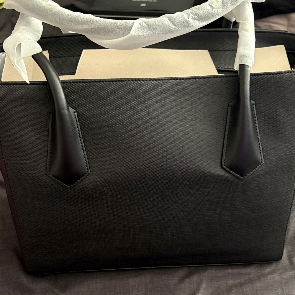 Dagne Dover Black Women's Tote/Laptop Bag